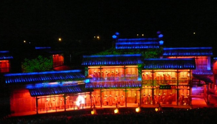 福建武夷山張藝謀導演《印象大紅袍》1